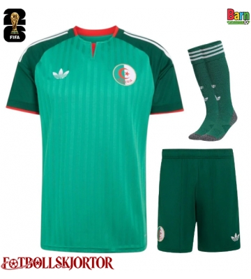 Algeriet Borta Kläder Barn VM 2026 Kortärmad (+ Korta byxor)